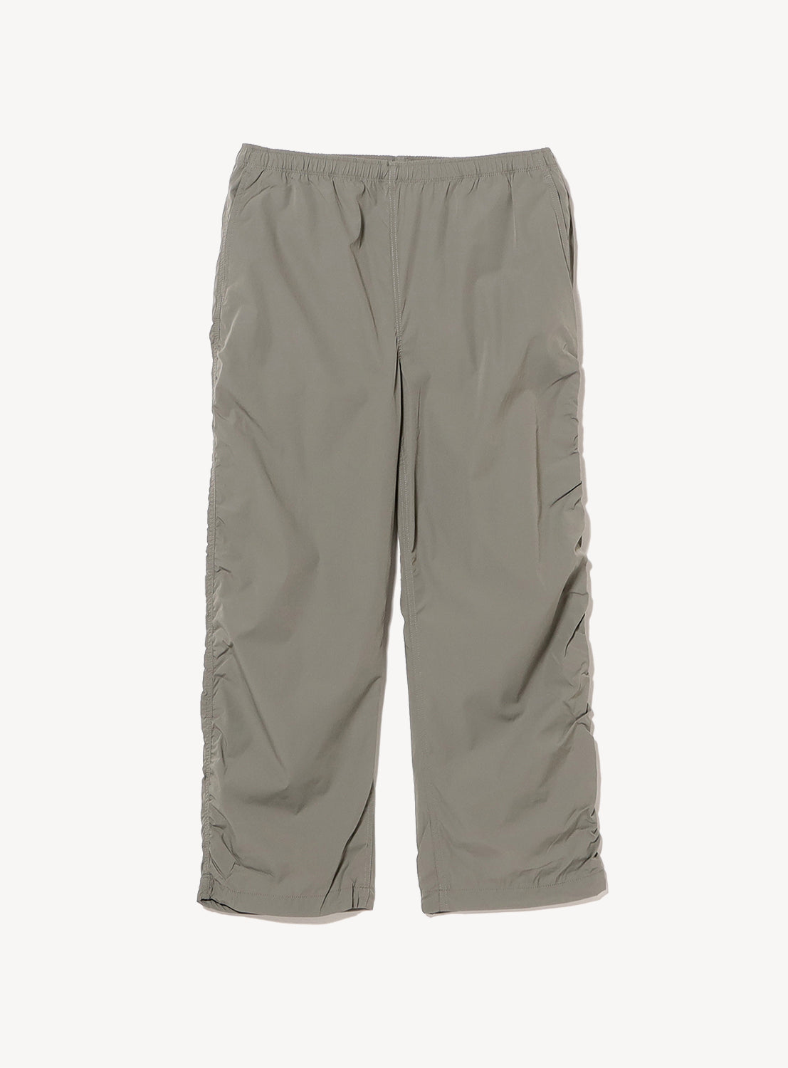 Puckered Easy Wide Straight Fit Pants