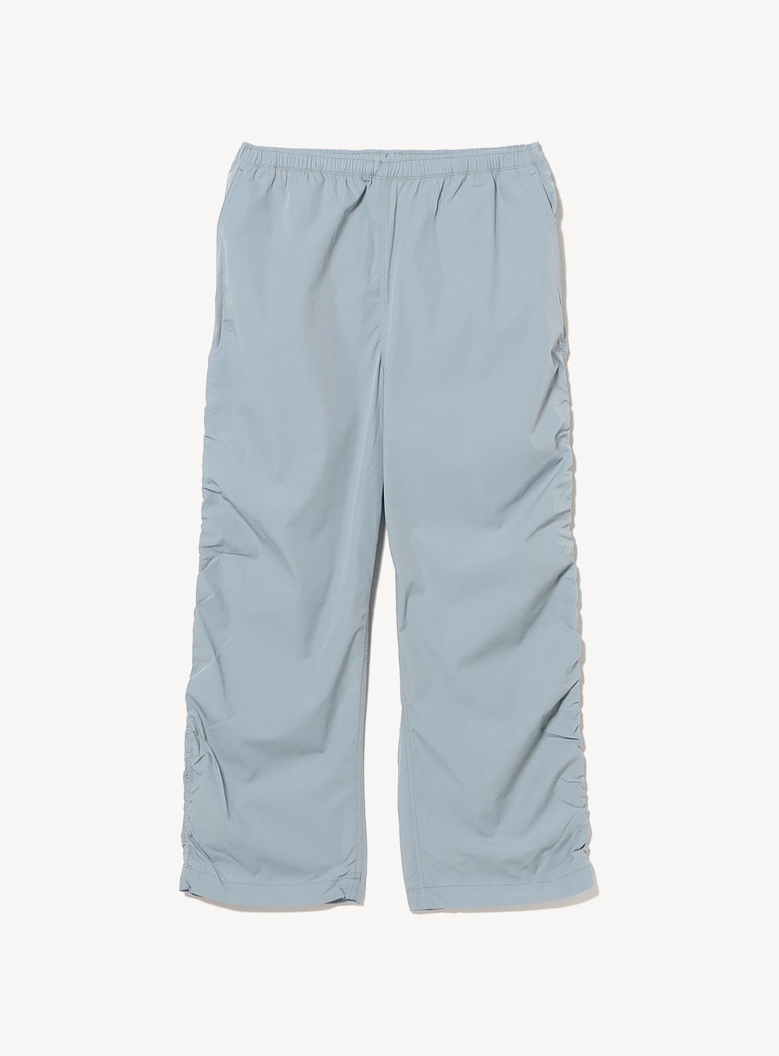 Puckered Easy Wide Straight Fit Pants