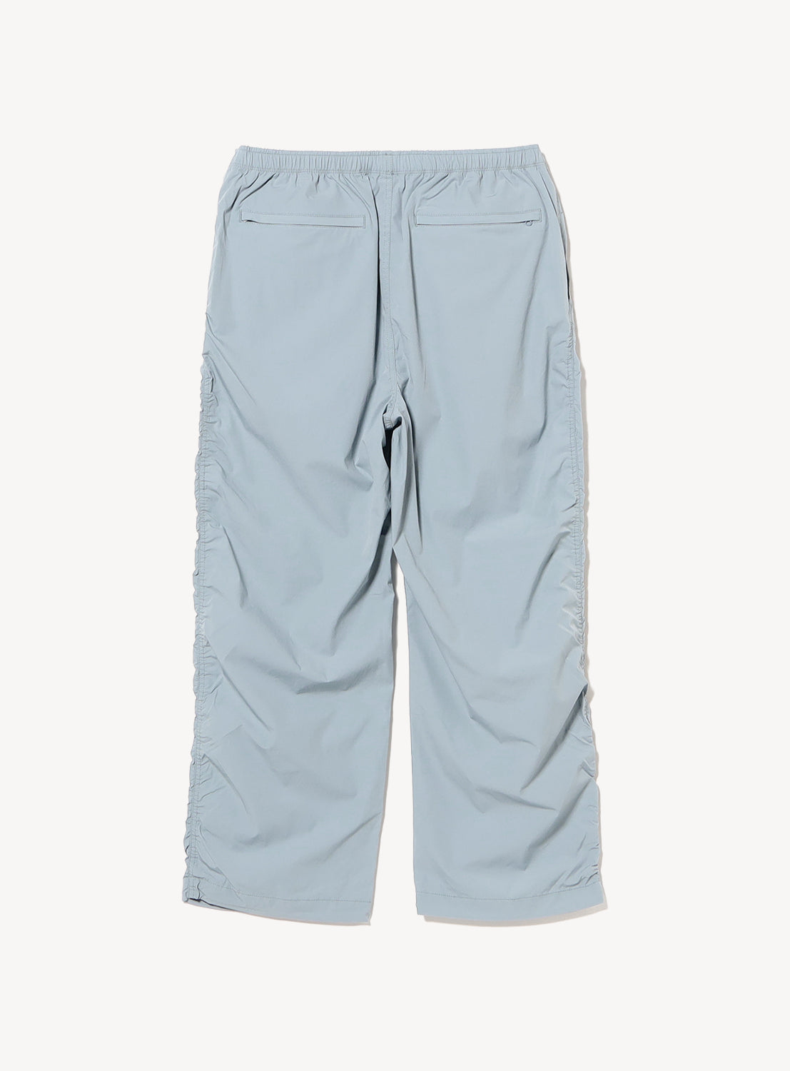Puckered Easy Wide Straight Fit Pants