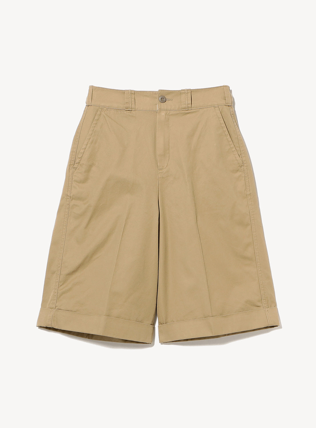 Classic Pleated Chino Shorts