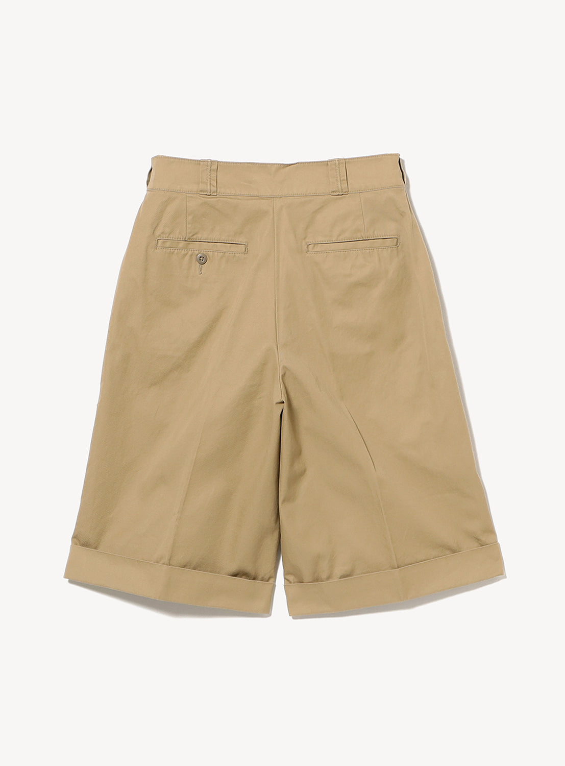 Classic Pleated Chino Shorts