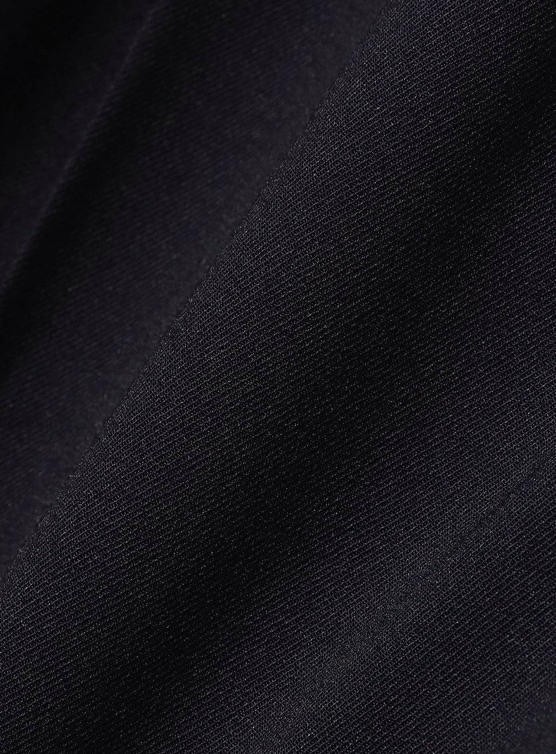 Close-up of black fabric texture.
