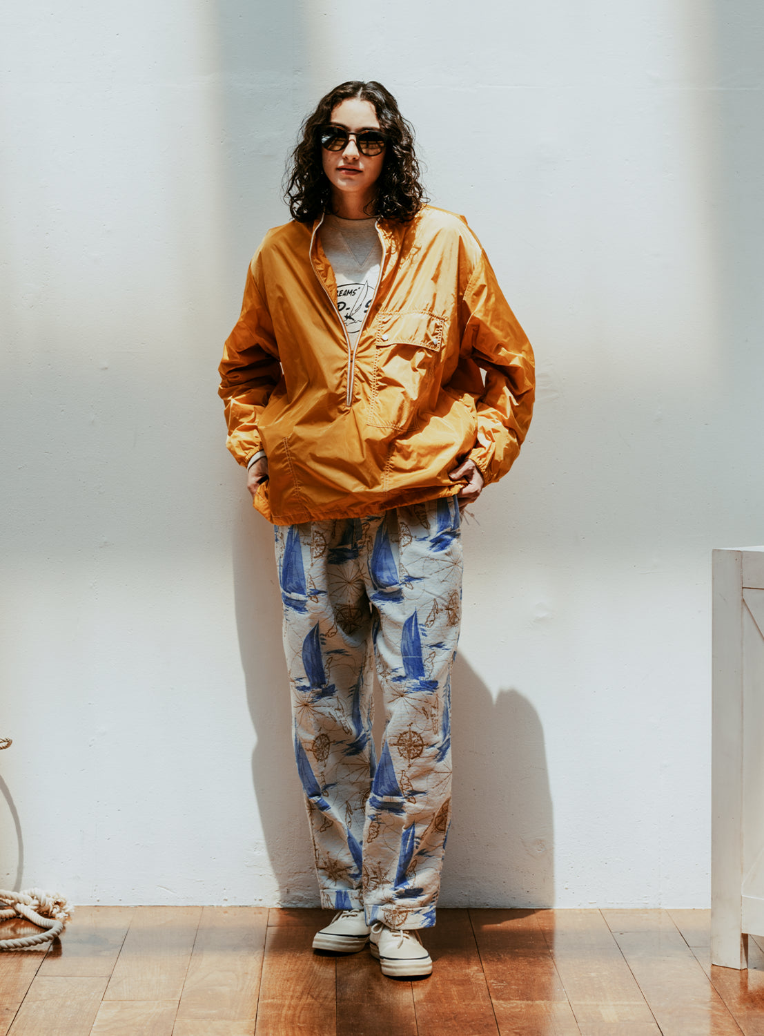 2 Pleats Relax Trousers Yacht Jacquard