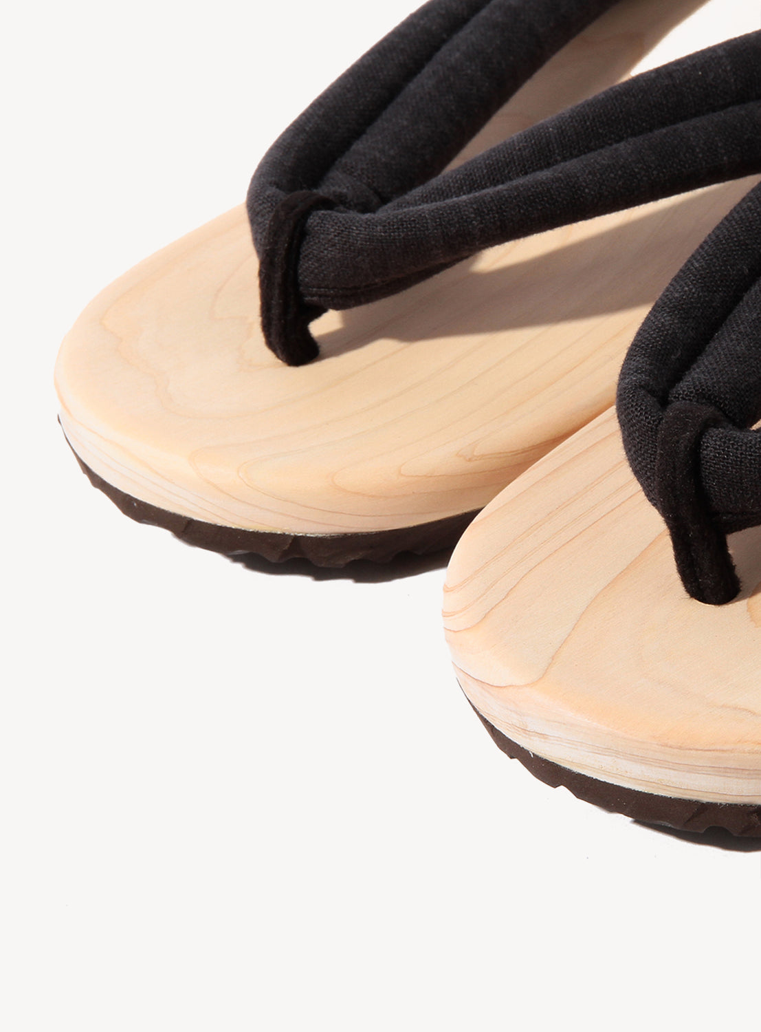 BJ 木製下駄（ブラック）