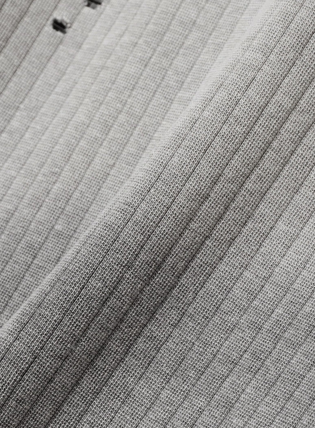 Faded Basic Fit Ribbed T-Shirt