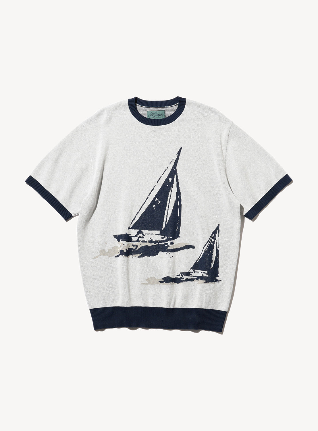 Knit Tee Box Jacquard
