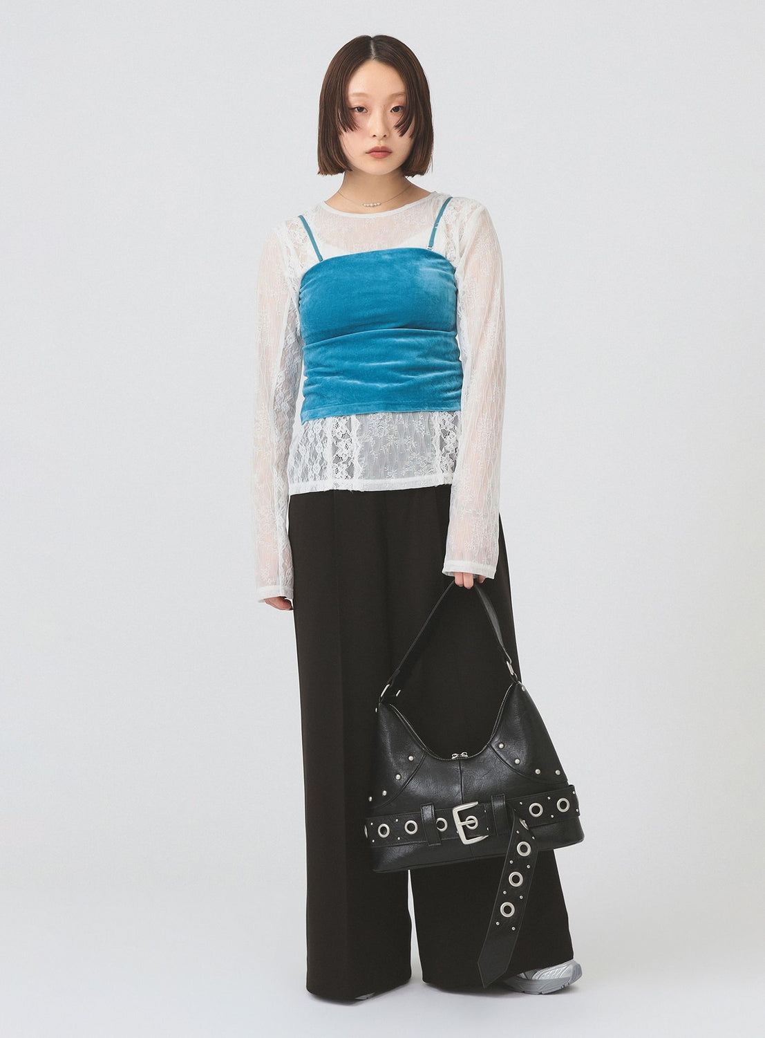 2-Way Convertible Velour Camisole