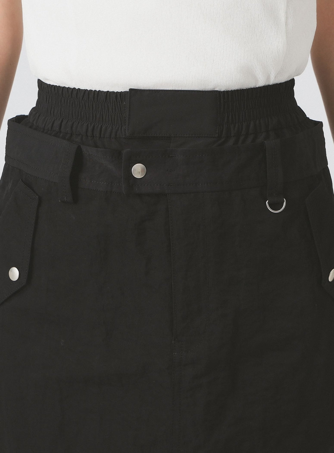 Double Waist Tuck Skirt