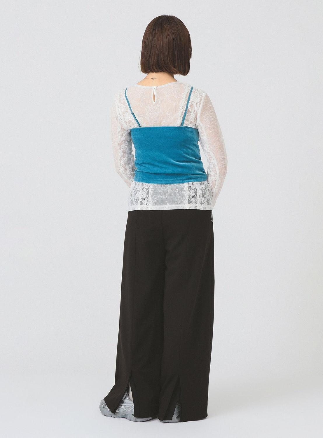 2-Way Convertible Velour Camisole