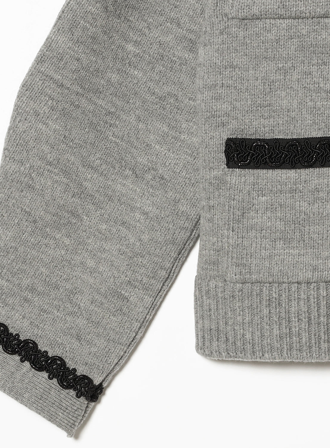 3 Gauge Wool Jacket Cardigan