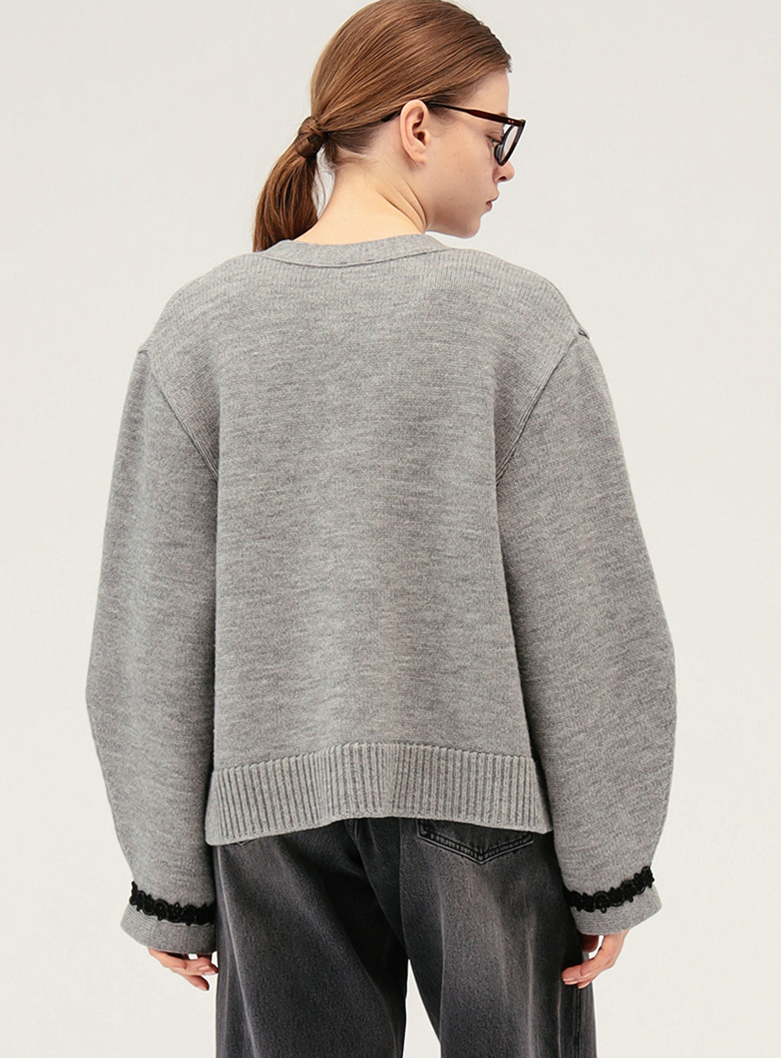 3 Gauge Wool Jacket Cardigan