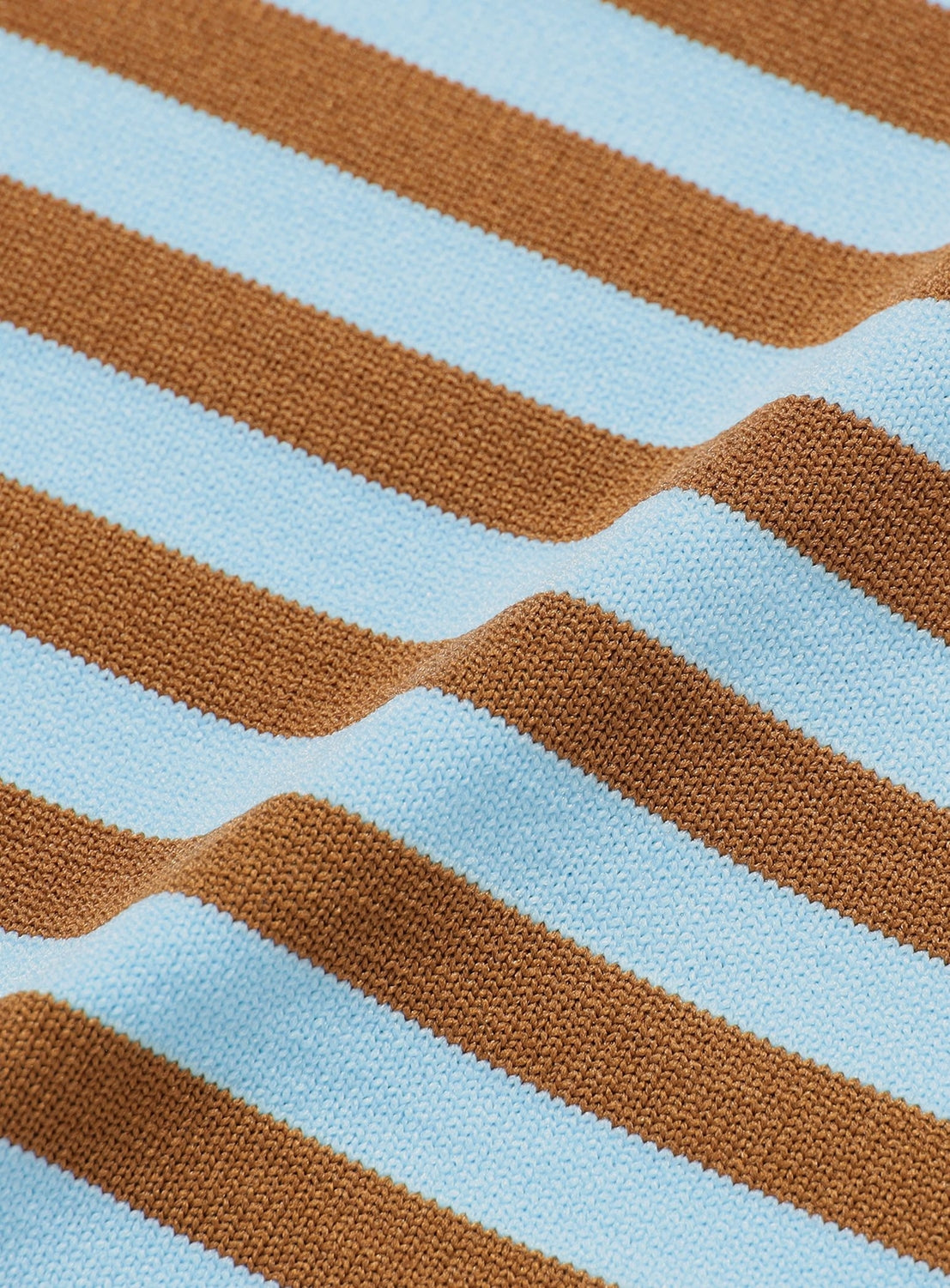 Wide Cropped Knit T-Shirt