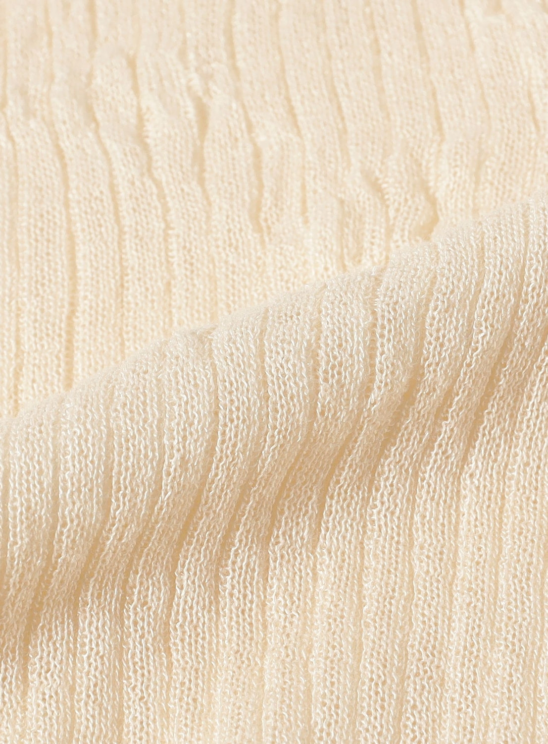 Sheer Rib Knit Polo Cardigan