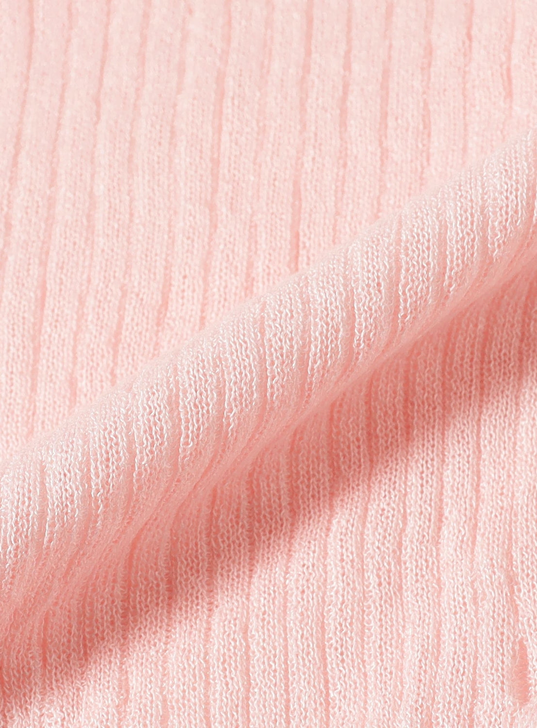 Sheer Rib Knit Polo Cardigan