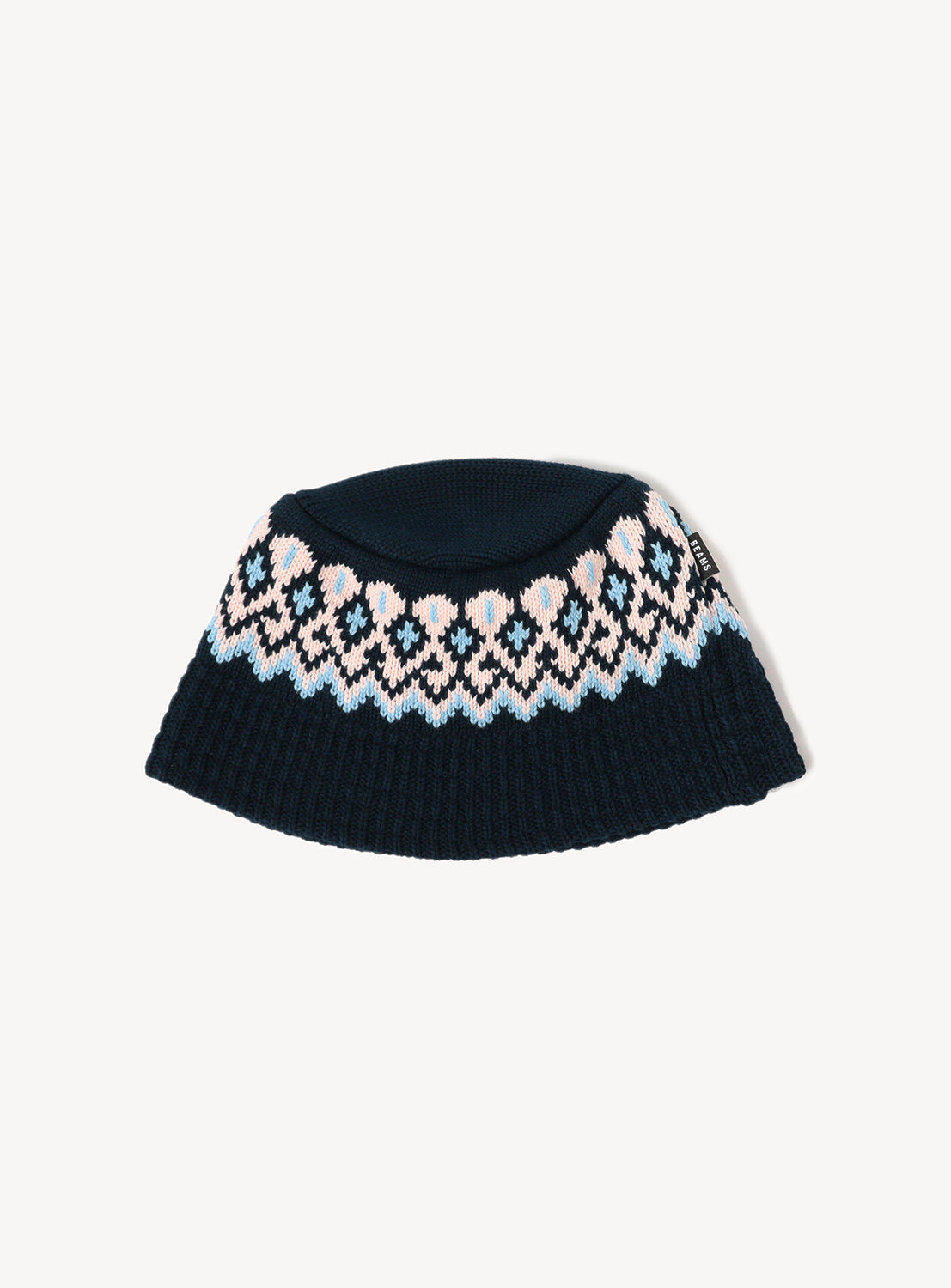 Fall Jacquard Knit Bucket Hat