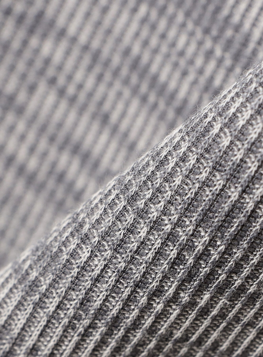 Double-Face Rib Knit Long-Sleeve Top