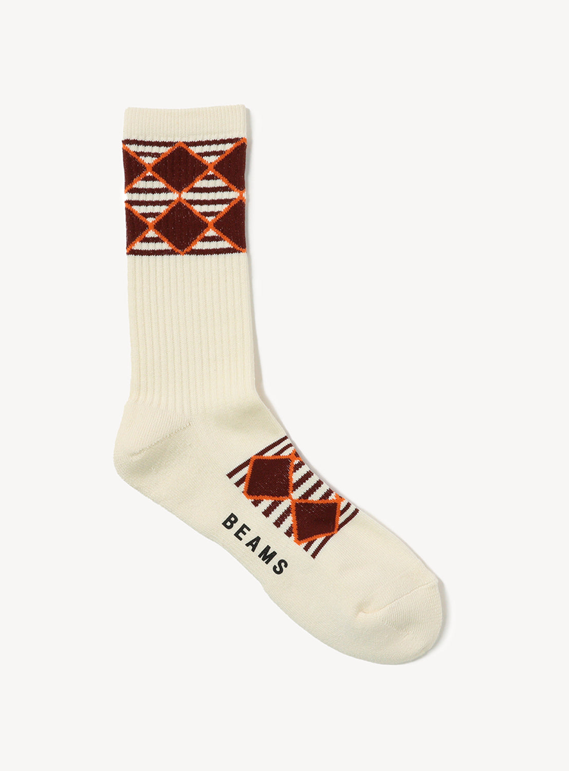 Border Argyle Socks