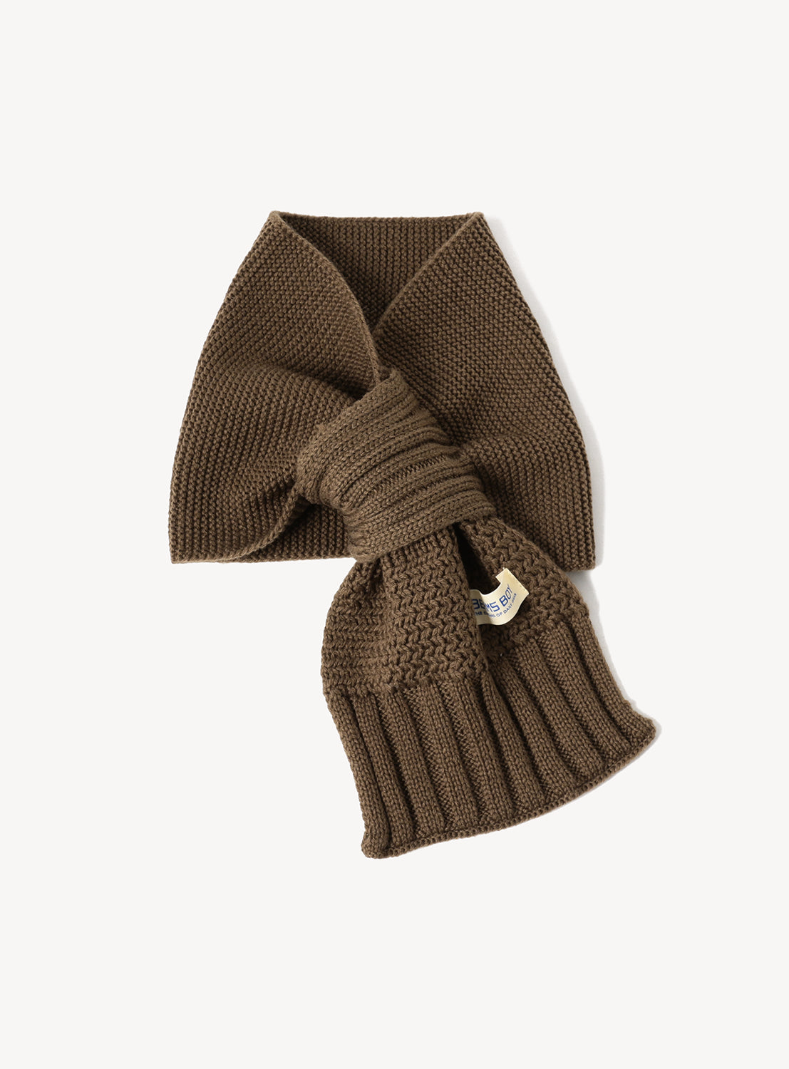 Tiered Rib Short Scarf