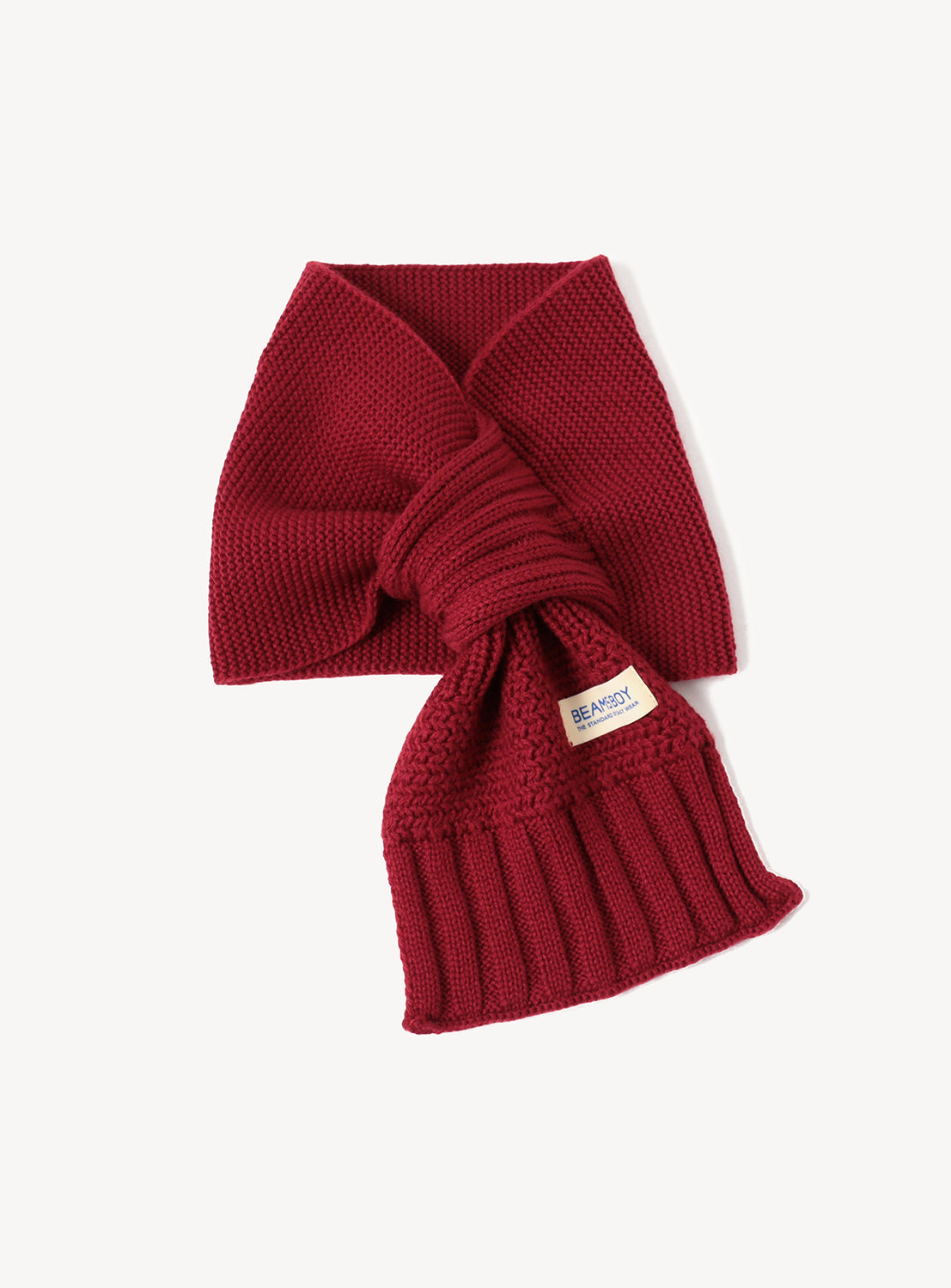 Tiered Rib Short Scarf