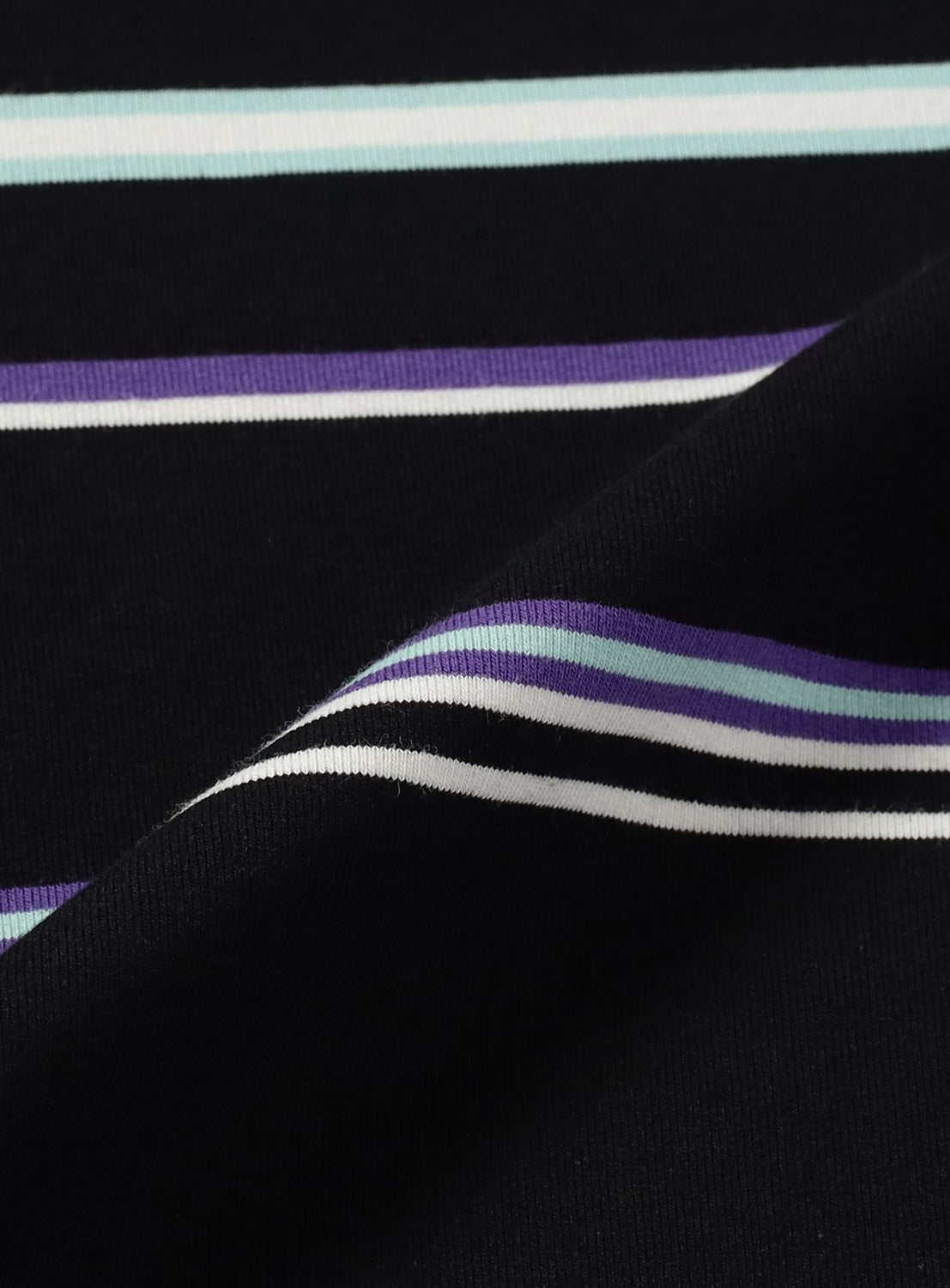 Multi-Stripe Crew Neck Wide Fit Sweatshirt