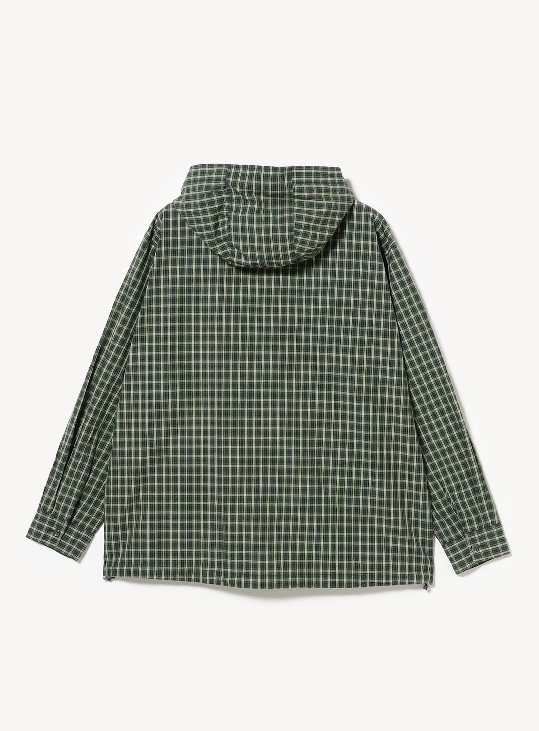 Check Pullover Anorak Shirt