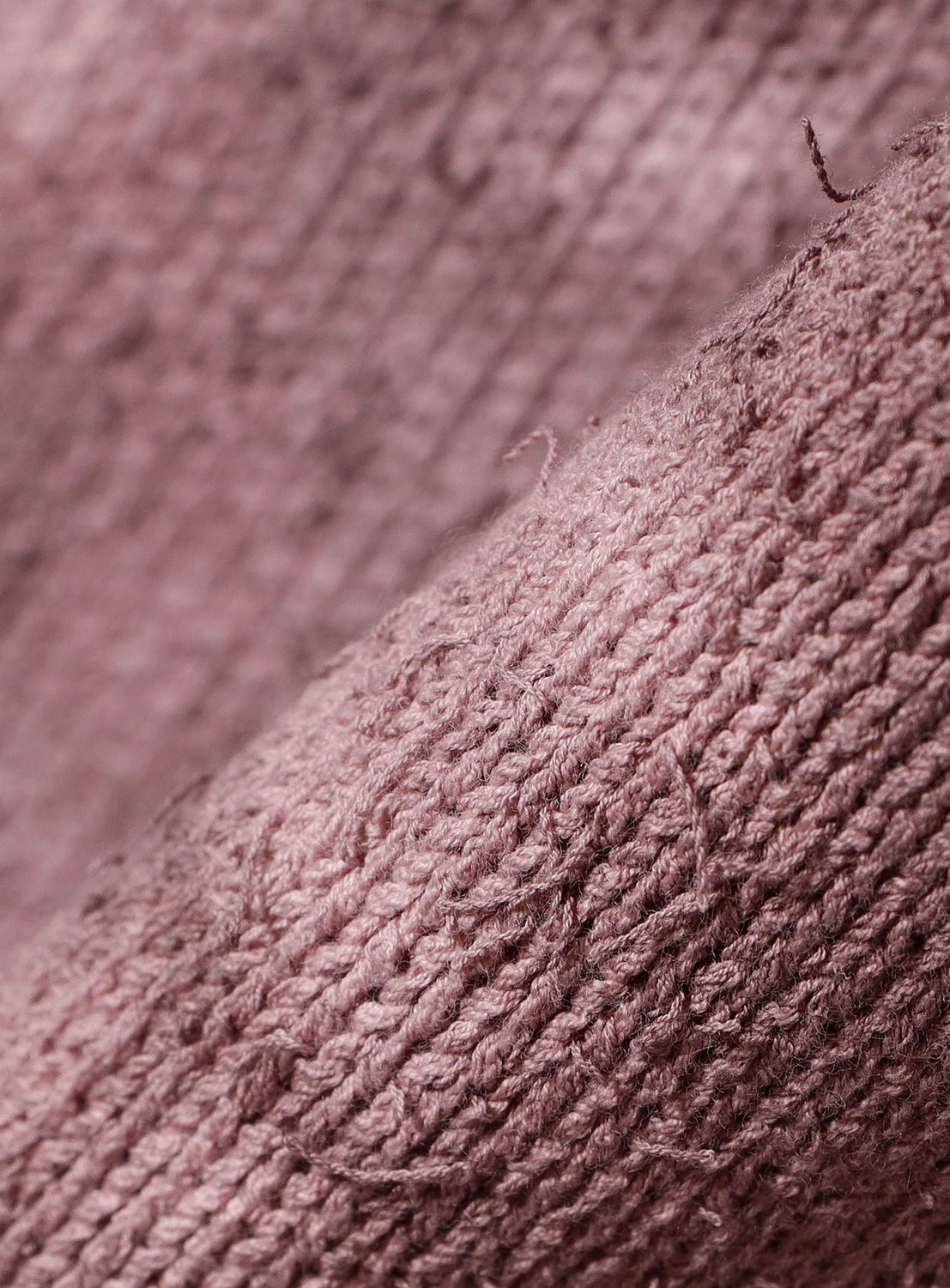 5-Gauge Garment-Dyed Crew Neck Knit Sweater