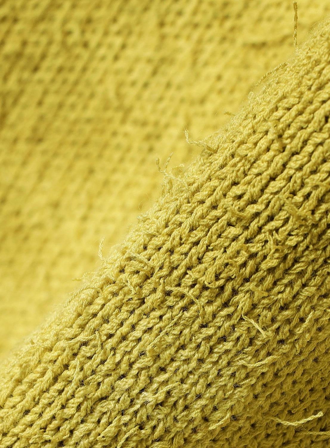 5-Gauge Garment-Dyed Crew Neck Knit Sweater