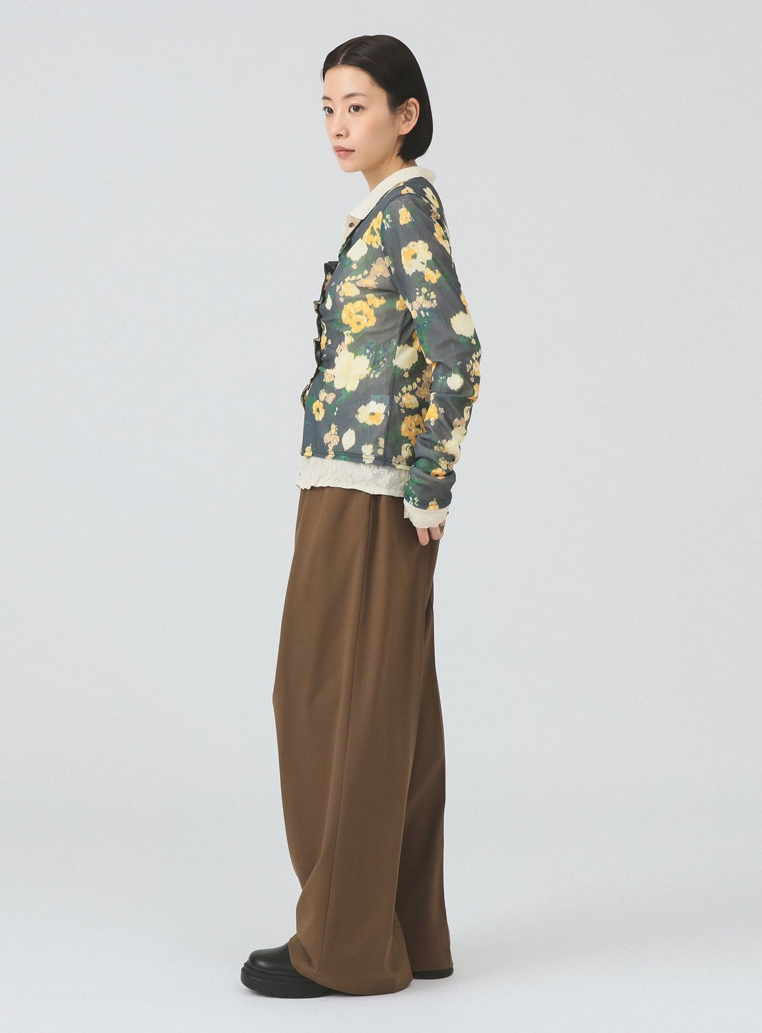 Belted Wide Leg Pants