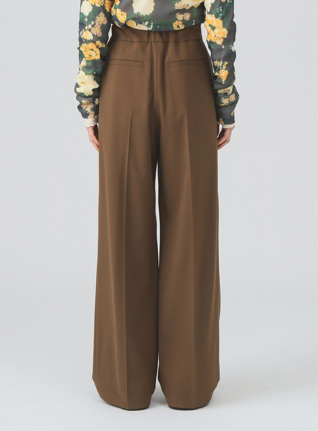 Belted Wide Leg Pants