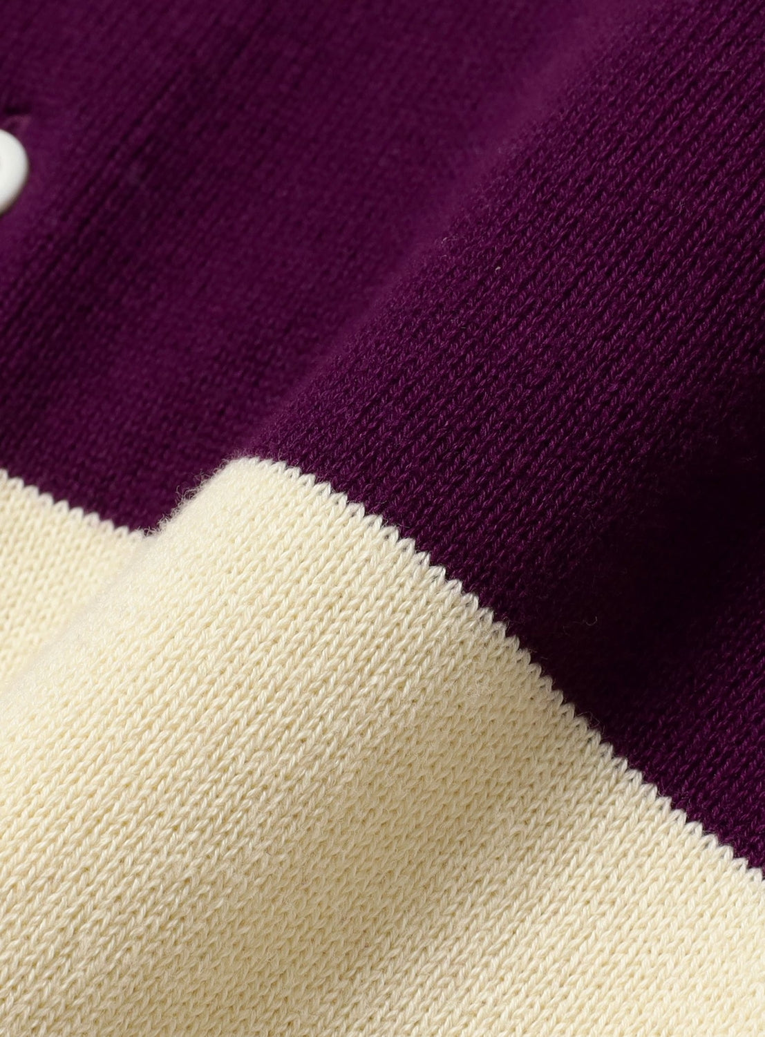 Wide Fit 7-Gauge Rugby Knit Polo Shirt