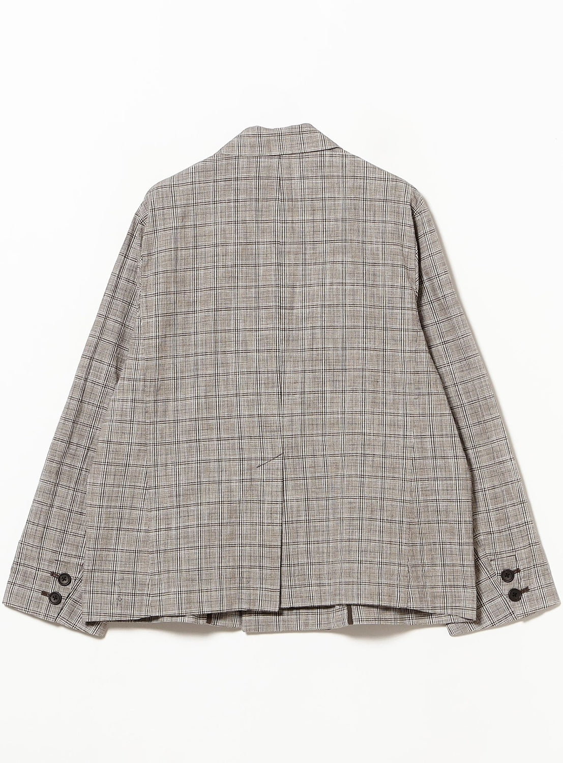 Plaid Double-Breasted Overshirt Jacket
