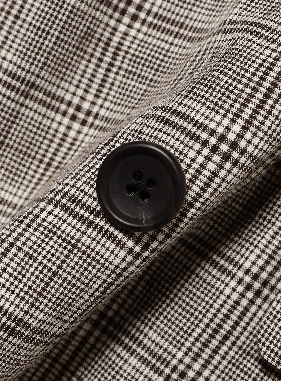 Plaid Double-Breasted Overshirt Jacket