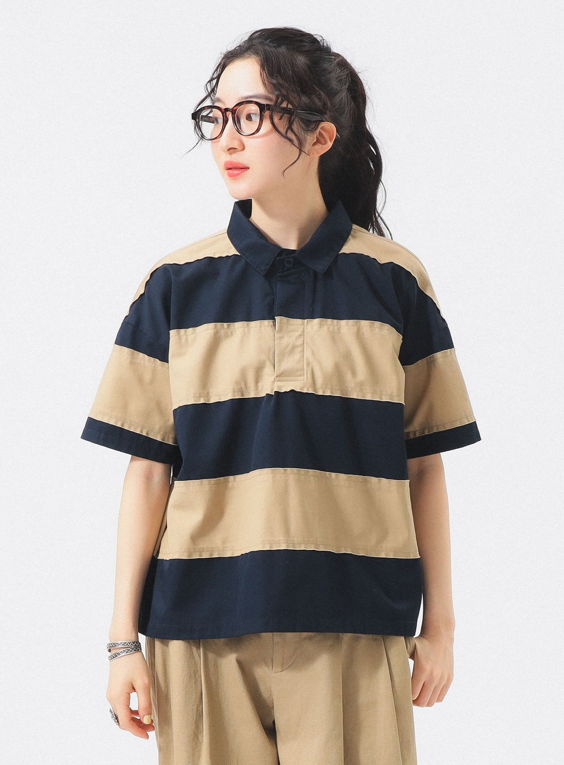 Paneled Rugby Shirt