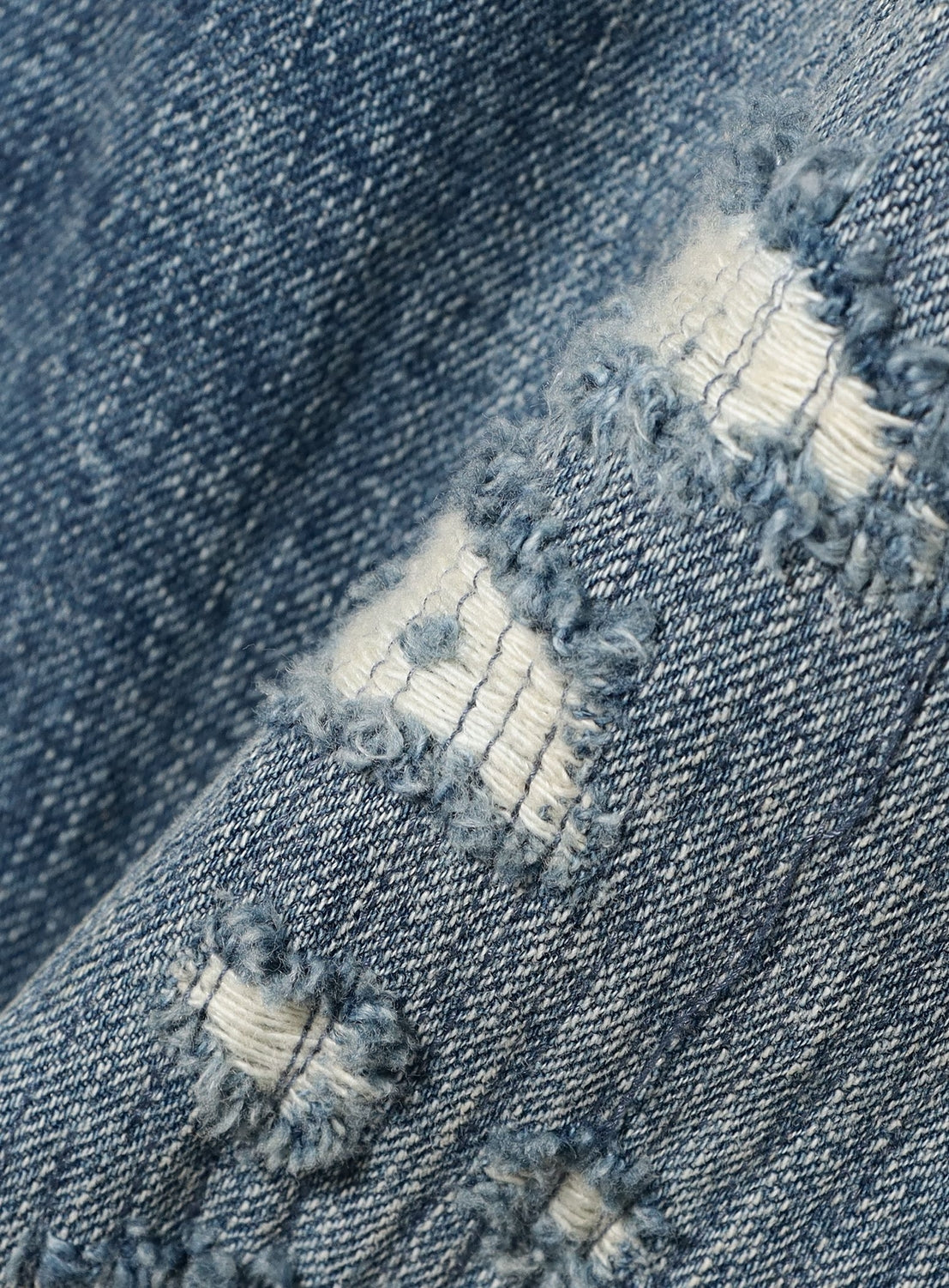 ハマコ様 BEAMS DESIGN 165A Faded Distressed Japanese Denim Pants