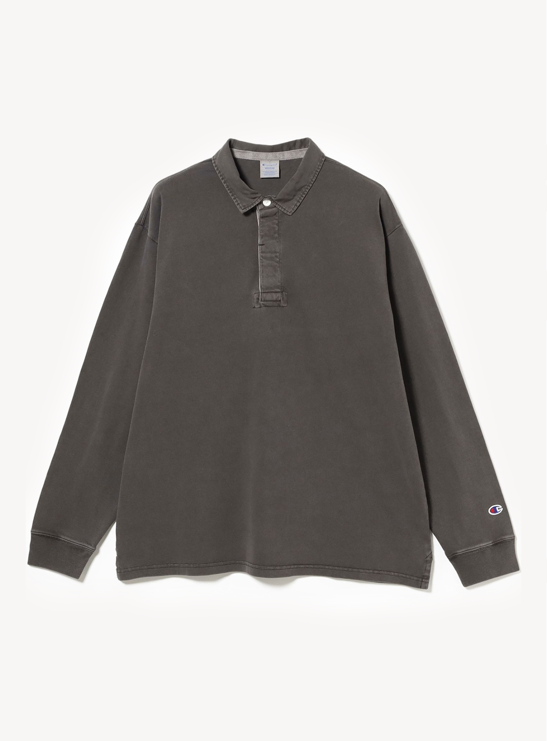 [Exclusive] BEAMS x Champion Heavyweight Pigment-Dyed Rugby Shirt