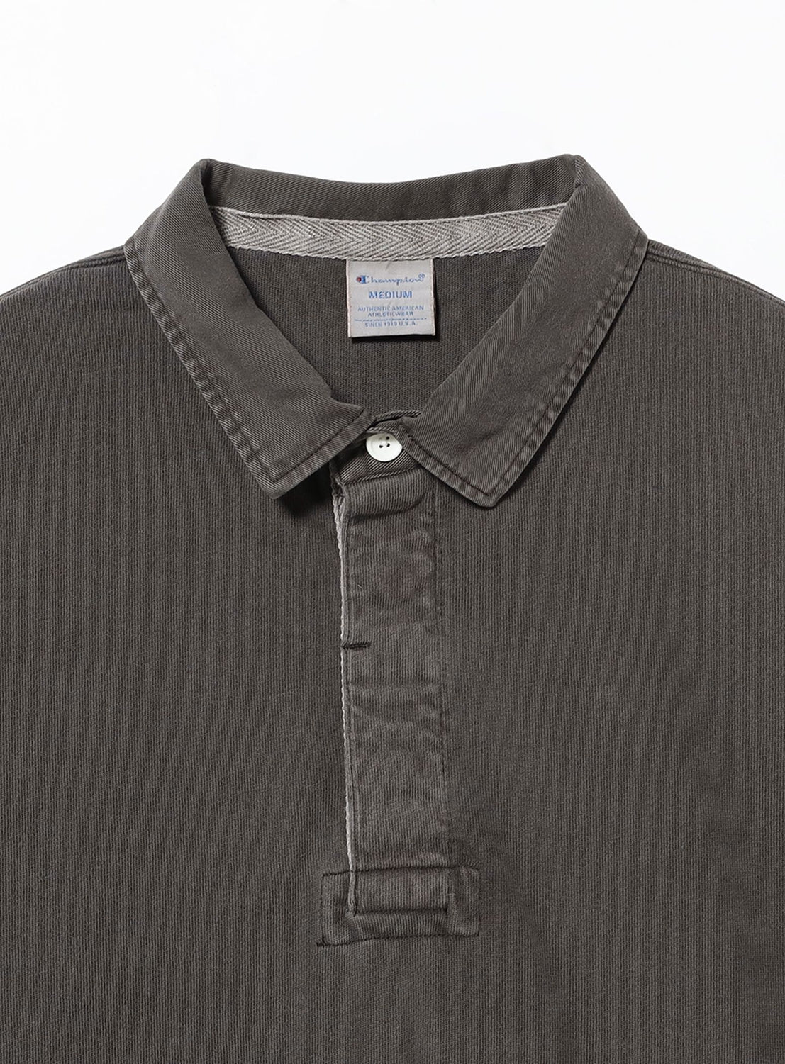 [Exclusive] BEAMS x Champion Heavyweight Pigment-Dyed Rugby Shirt