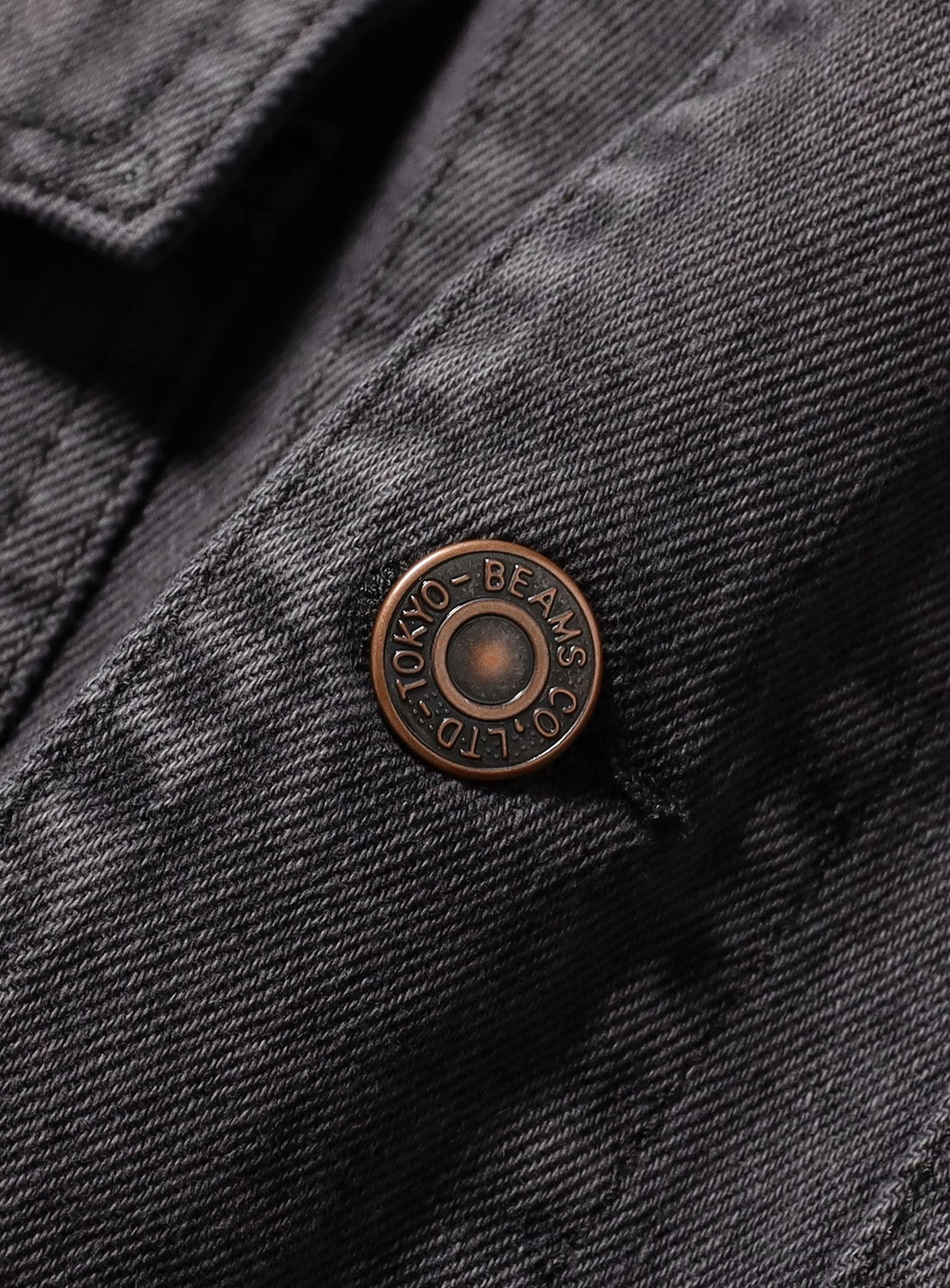 Faded Denim Relaxed Fit Coverall Jacket