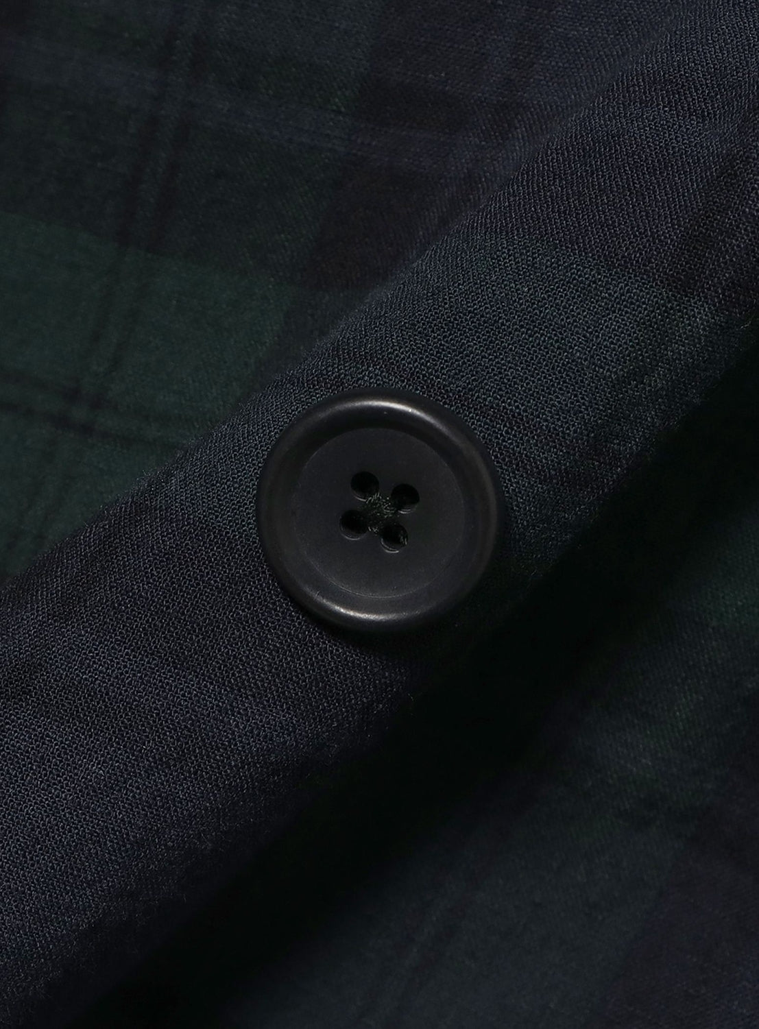 Plaid Double-Breasted Overshirt Jacket