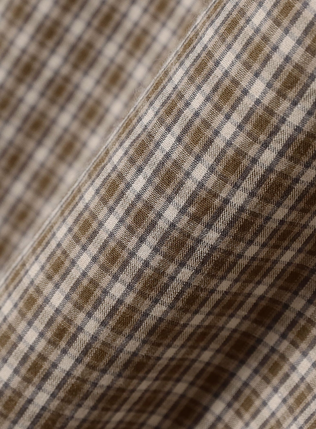 Check Pullover Anorak Shirt