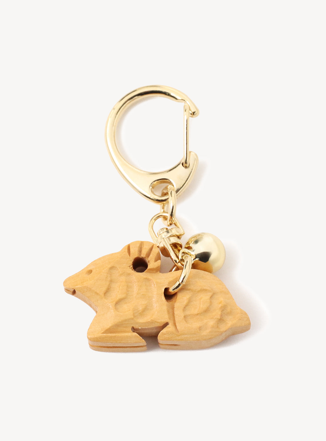 CHIKUEN x BEAMS JAPAN Wooden Zodiac Keychain (Sheep)