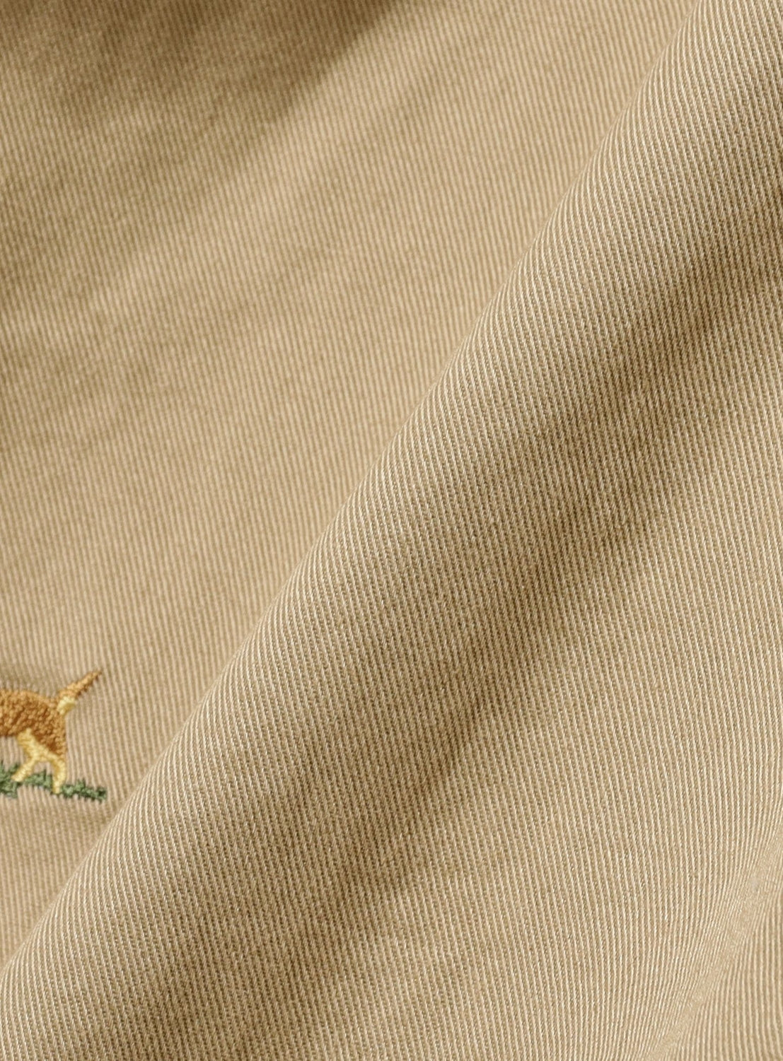 Dog Embroidered Chino Pants