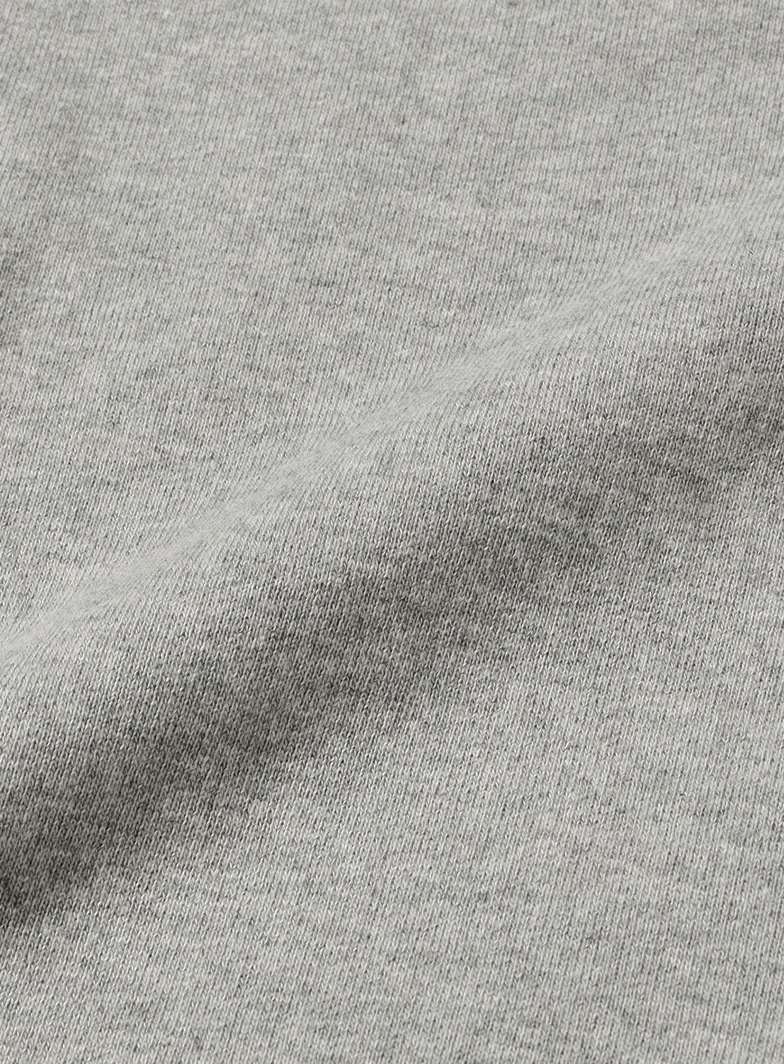 Kasuri-Dyed Cut-Off Crew Neck Sweatshirt