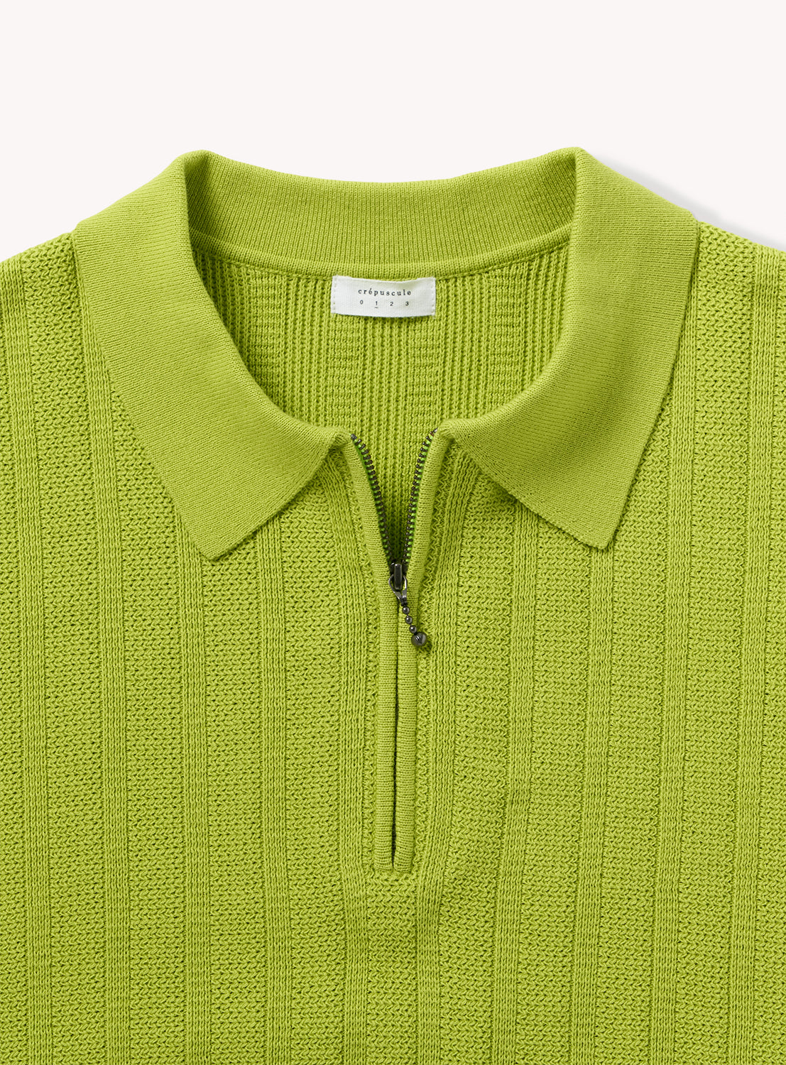 Rib Half Zip Polo