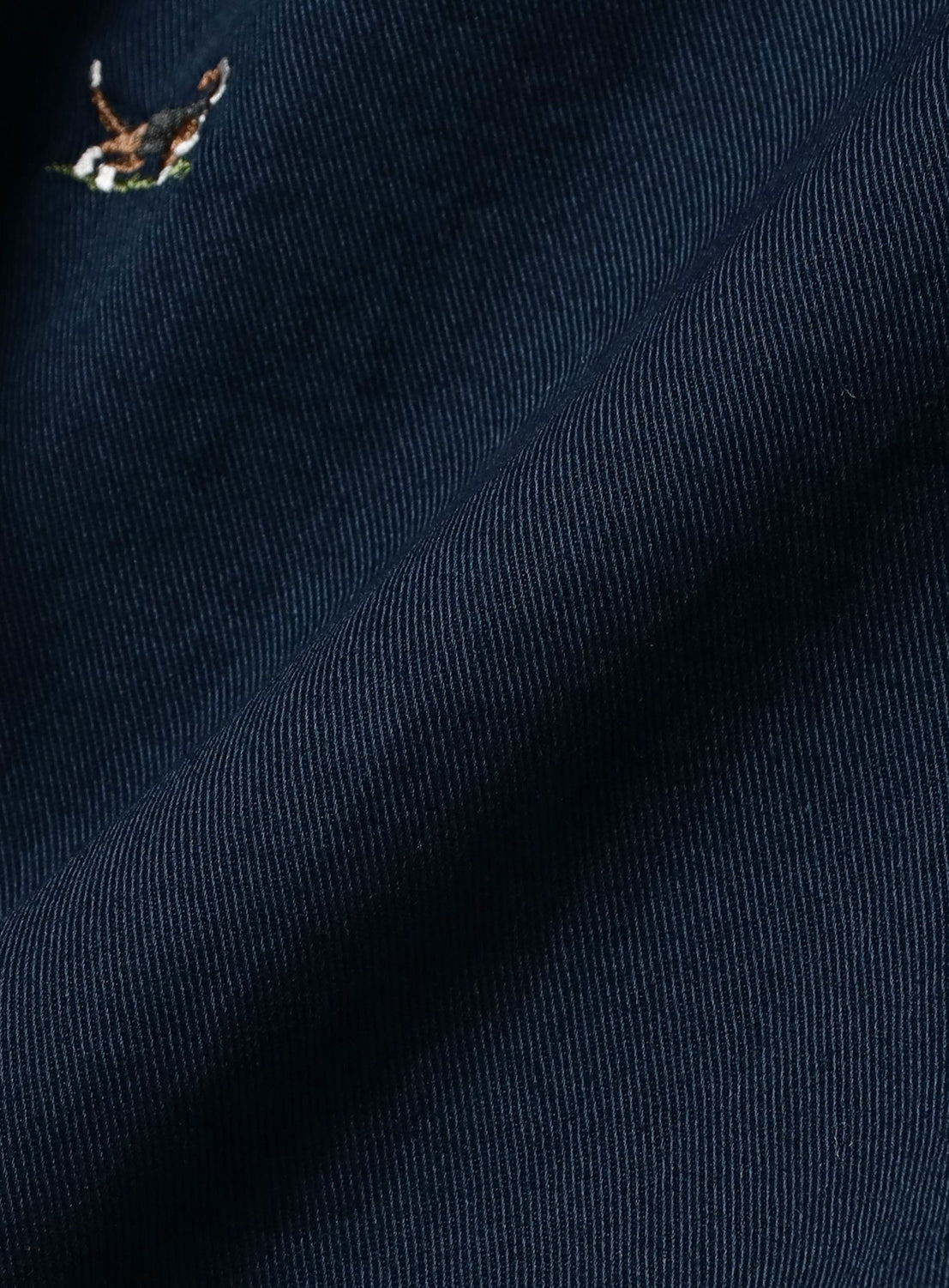 Dog Embroidered Chino Pants