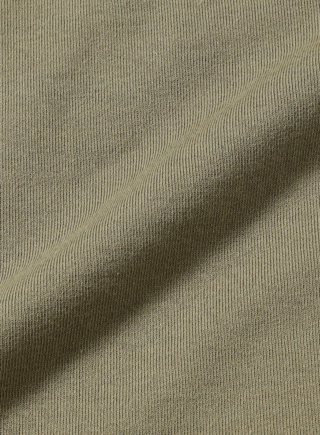 Kasuri-Dyed Cut-Off Crew Neck Sweatshirt