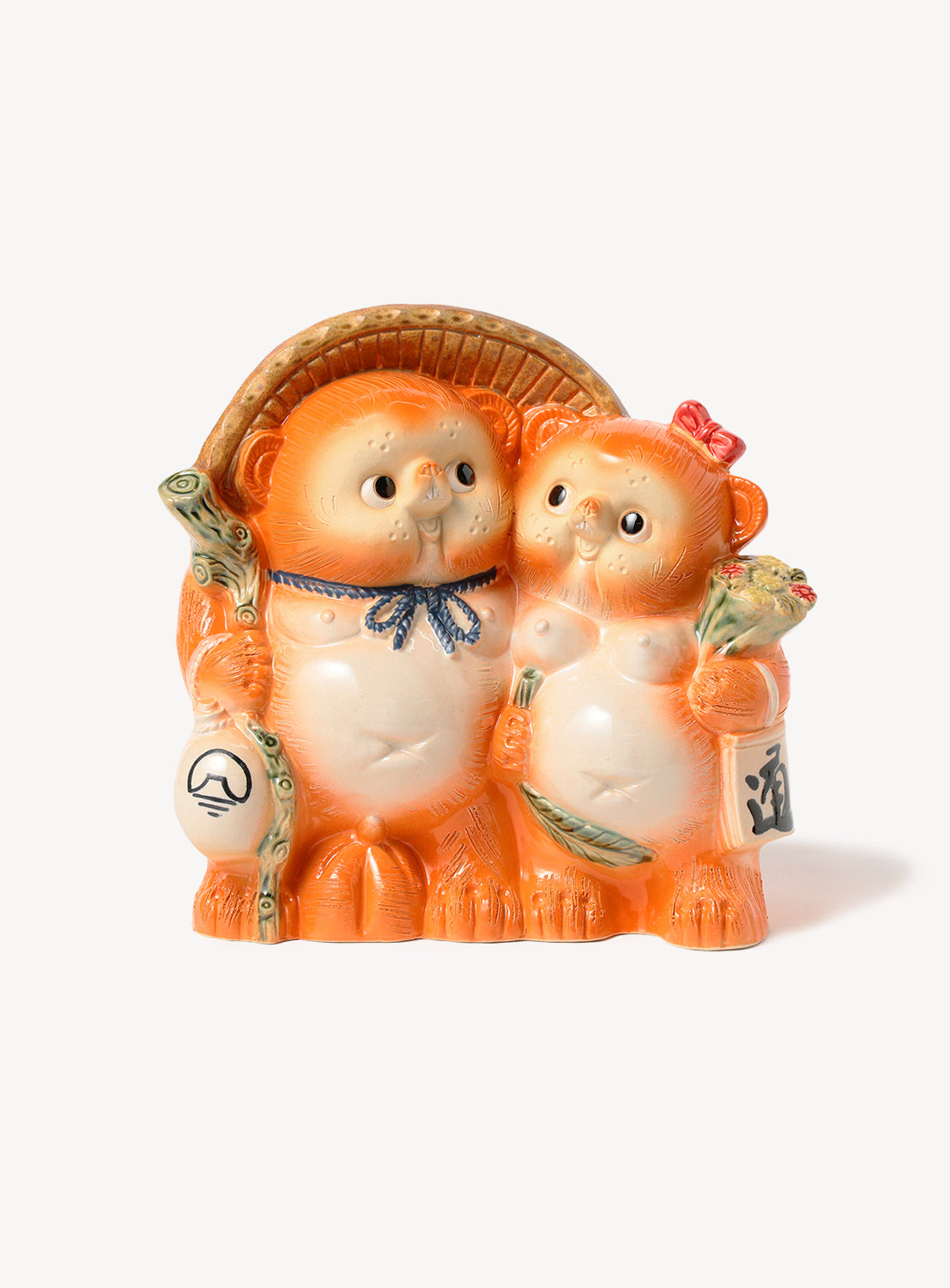 アライグマのカップル