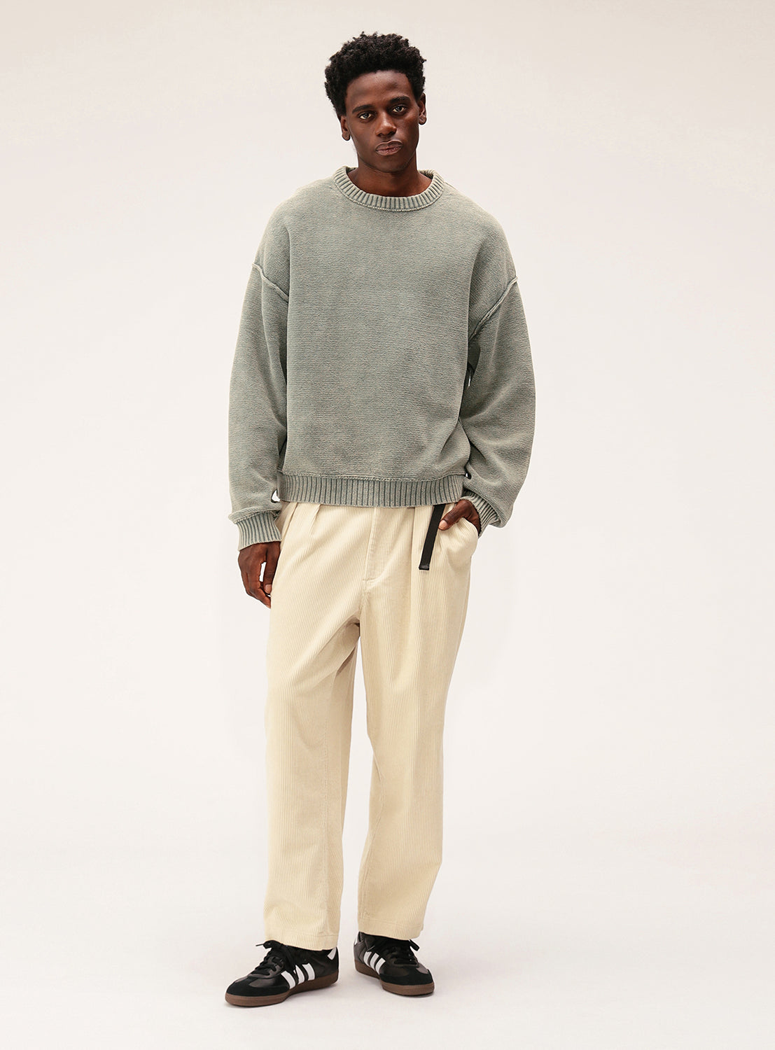 UNUSED 7G Crew Neck Knit 7G UNUSED Crew SWEATER 15SS⁄US0953⁄7G