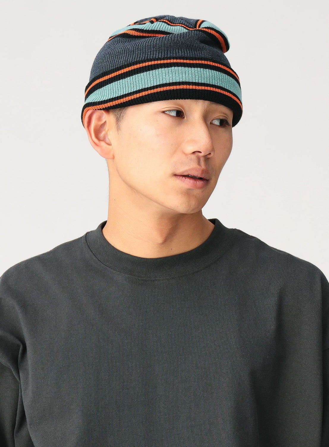 Multi-Stripe Watch Cap