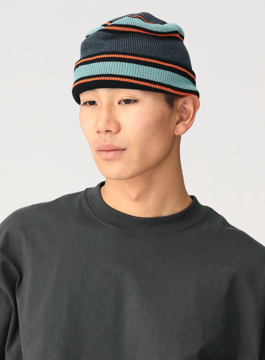 Multi-Stripe Watch Cap