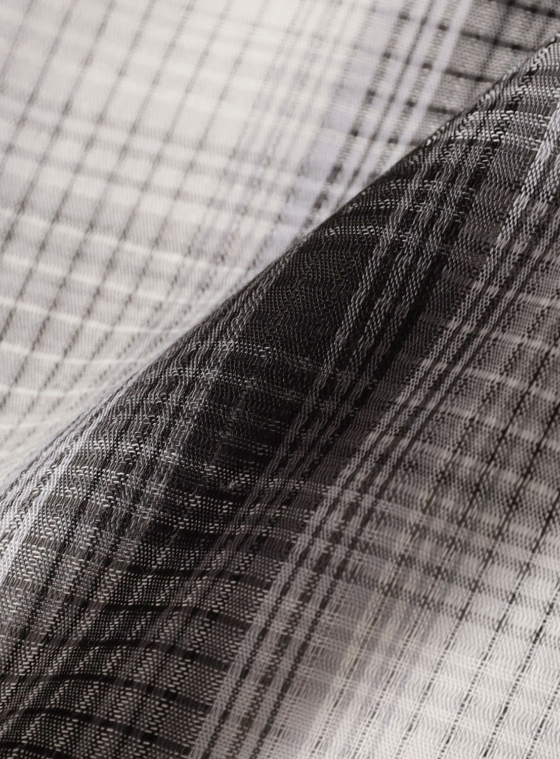 Relaxed Fit Ombre Check Mini Regular Collar Shirt